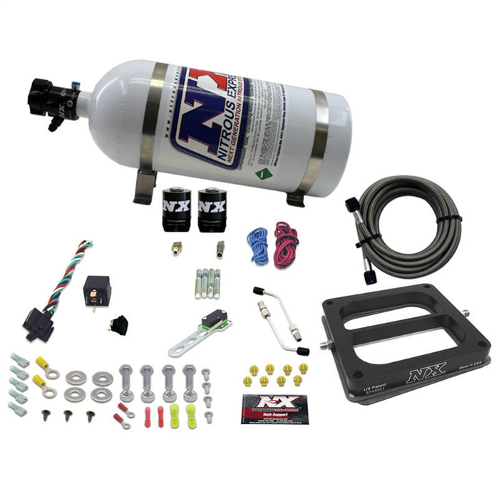 Nitrous Express 50070-10 DOM/GASOLINE (100-200-300-400-500HP) WITH 10LB BOTTLE - Truck Part Superstore