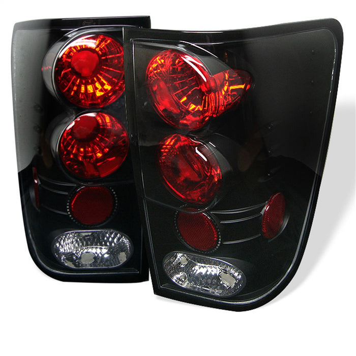 Spyder Auto 5007025 Euro Style Tail Lights; Uses Stock Bulbs; Pair; Black; - Truck Part Superstore