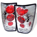 Spyder Auto 5007032 Euro Style Tail Lights; Uses Stock Bulbs; Pair; Chrome; - Truck Part Superstore