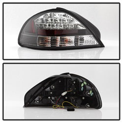 Spyder Auto 5007117 LED Tail Lights; Uses Stock Bulbs; Pair; Black; - Truck Part Superstore