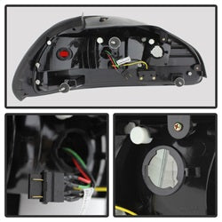 Spyder Auto 5007148 LED Tail Lights; Uses Stock Bulbs; Pair; Black; - Truck Part Superstore