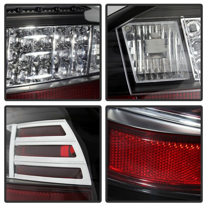 Spyder Auto 5007148 LED Tail Lights; Uses Stock Bulbs; Pair; Black; - Truck Part Superstore