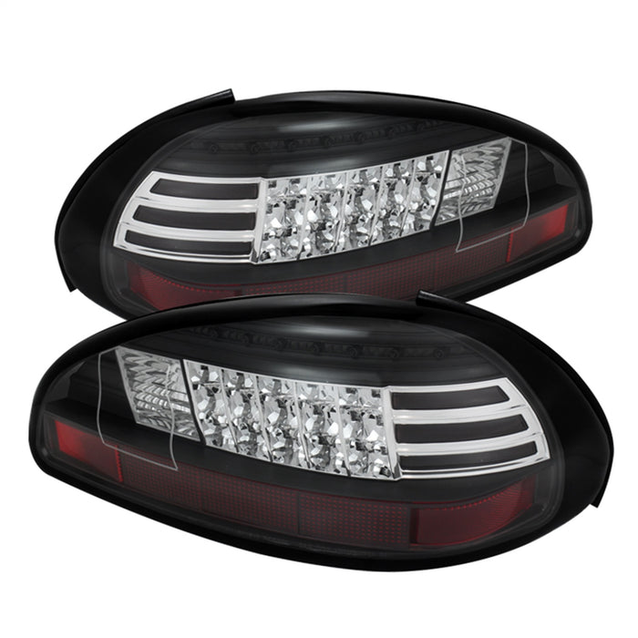 Spyder Auto 5007148 LED Tail Lights; Uses Stock Bulbs; Pair; Black; - Truck Part Superstore