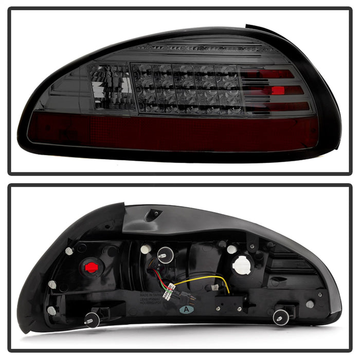 Spyder Auto 5007179 LED Tail Lights; Uses Stock Bulbs; Pair; Smoke; - Truck Part Superstore
