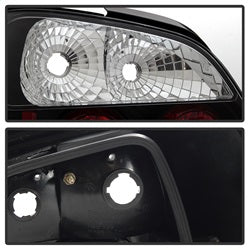 Spyder Auto 5007193 Euro Style Tail Lights; Uses Stock Bulbs; Pair; Black; - Truck Part Superstore