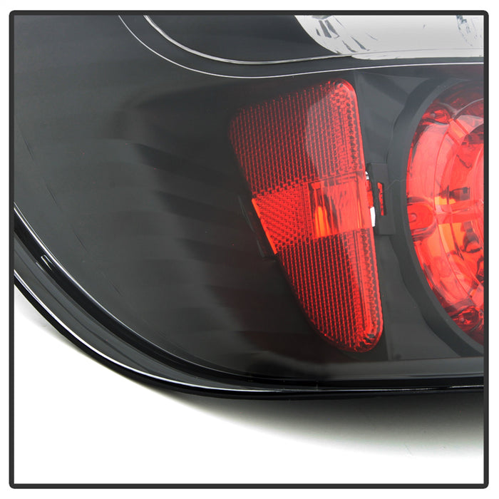 Spyder Auto 5007193 Euro Style Tail Lights; Uses Stock Bulbs; Pair; Black; - Truck Part Superstore