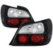 Spyder Auto 5007193 Euro Style Tail Lights; Uses Stock Bulbs; Pair; Black; - Truck Part Superstore