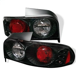 Spyder Auto 5007261 Euro Style Tail Lights; Uses Stock Bulbs; Pair; Black; - Truck Part Superstore