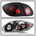 Spyder Auto 5007339 Euro Style Tail Lights; Uses Stock Bulbs; Pair; Black; - Truck Part Superstore