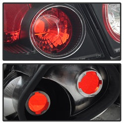 Spyder Auto 5007339 Euro Style Tail Lights; Uses Stock Bulbs; Pair; Black; - Truck Part Superstore