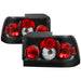 Spyder Auto 5007407 Euro Style Tail Lights; Uses Stock Bulbs; Pair; Black; - Truck Part Superstore