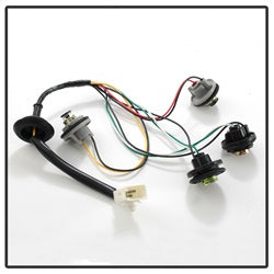 Spyder Auto 5007407 Euro Style Tail Lights; Uses Stock Bulbs; Pair; Black; - Truck Part Superstore