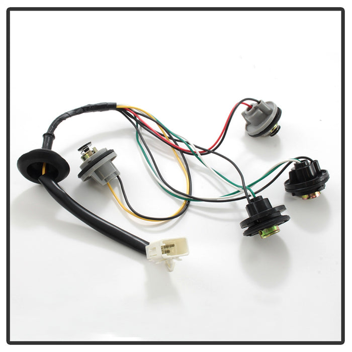 Spyder Auto 5007407 Euro Style Tail Lights; Uses Stock Bulbs; Pair; Black; - Truck Part Superstore