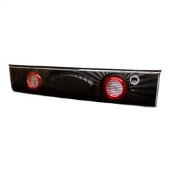 Spyder Auto 5007438 Euro Style Trunk Tail Lights; Uses Stock Bulbs; Pair; Black; - Truck Part Superstore