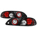 Spyder Auto 5007476 Euro Style Tail Lights; Uses Stock Bulbs; Pair; Black; - Truck Part Superstore