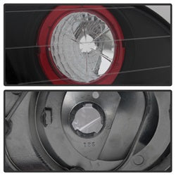 Spyder Auto 5007476 Euro Style Tail Lights; Uses Stock Bulbs; Pair; Black; - Truck Part Superstore