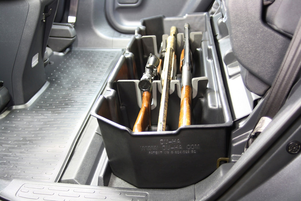DU-HA 50074 DU-HA® Interior Storage/Gun Case; Incl. Gun Rack/Organizer; Black; - Truck Part Superstore