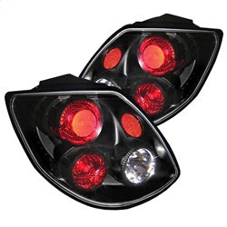 Spyder Auto 5007599 Euro Style Tail Lights; Uses Stock Bulbs; Pair; Black; - Truck Part Superstore