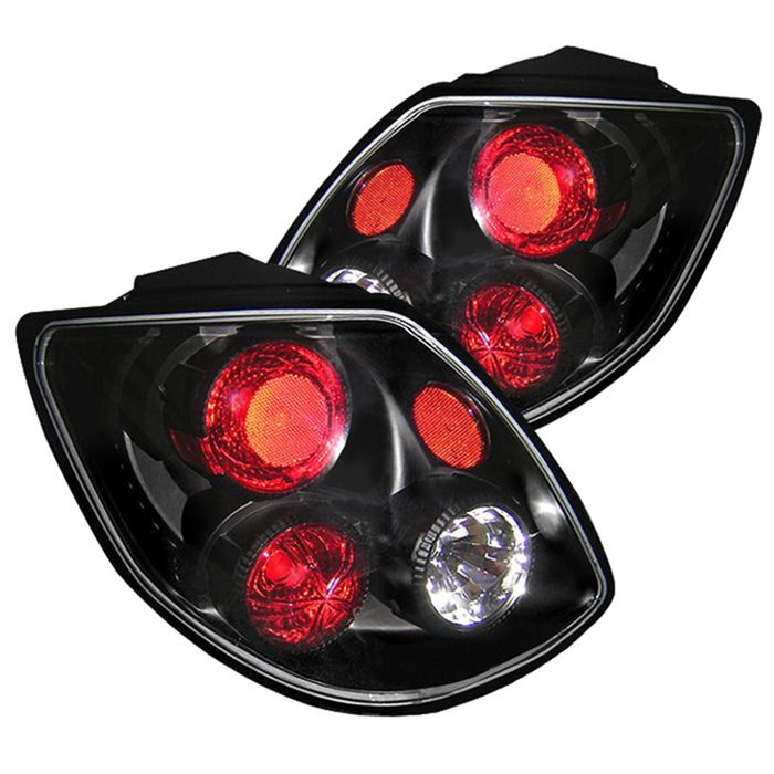Spyder Auto 5007599 Euro Style Tail Lights; Uses Stock Bulbs; Pair; Black; - Truck Part Superstore
