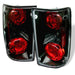Spyder Auto 5007636 Euro Style Tail Lights; Uses Stock Bulbs; Pair; Black; - Truck Part Superstore