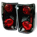 Spyder Auto 5007636 Euro Style Tail Lights; Uses Stock Bulbs; Pair; Black; - Truck Part Superstore