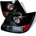 Spyder Auto 5007704 LED Tail Lights; Uses Stock Bulbs; Pair; Black; - Truck Part Superstore