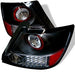 Spyder Auto 5007704 LED Tail Lights; Uses Stock Bulbs; Pair; Black; - Truck Part Superstore