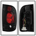 Spyder Auto 5007834 Euro Style Tail Lights; Uses Stock Bulbs; Pair; Black; - Truck Part Superstore