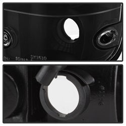 Spyder Auto 5007834 Euro Style Tail Lights; Uses Stock Bulbs; Pair; Black; - Truck Part Superstore