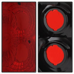 Spyder Auto 5007841 Euro Style Tail Lights; Uses Stock Bulbs; Pair; Chrome; - Truck Part Superstore