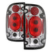 Spyder Auto 5007841 Euro Style Tail Lights; Uses Stock Bulbs; Pair; Chrome; - Truck Part Superstore
