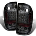 Spyder Auto 5007889 LED Tail Lights; Uses S25 Amber 180 Degree Single Filament Bulb; Pair; Smoke; - Truck Part Superstore