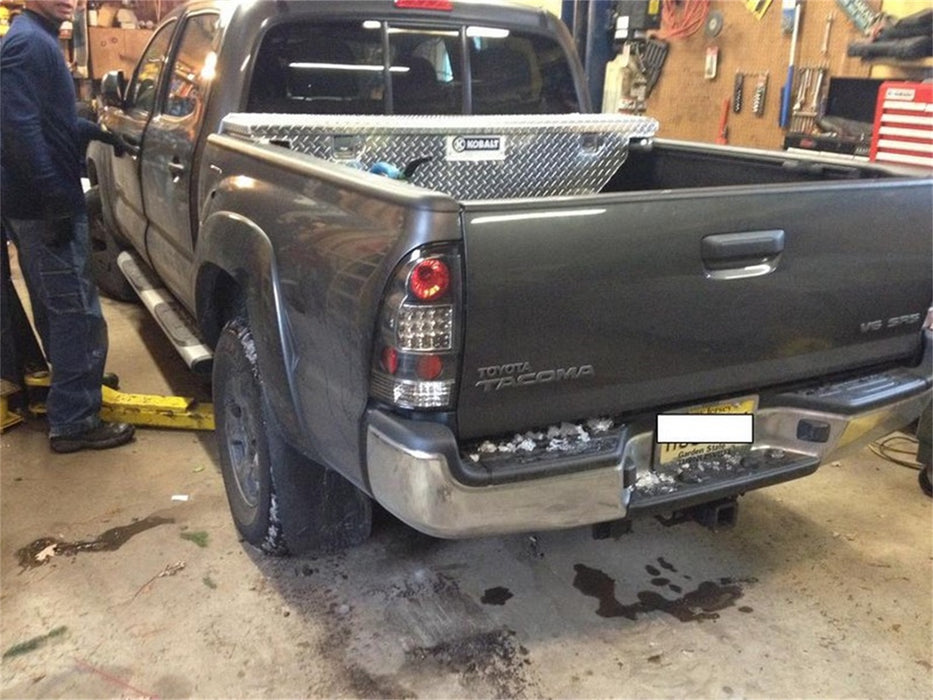 Spyder Auto 5007919 LED Tail Lights; Uses Stock Bulbs; Pair; Black; - Truck Part Superstore