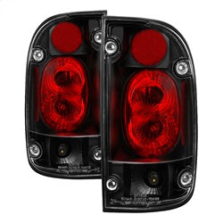 Spyder Auto 5007988 Euro Style Tail Lights; Uses Stock Bulbs; Pair; Black; - Truck Part Superstore