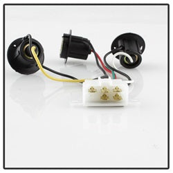 Spyder Auto 5007988 Euro Style Tail Lights; Uses Stock Bulbs; Pair; Black; - Truck Part Superstore