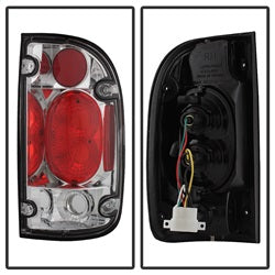 Spyder Auto 5007995 Euro Style Tail Lights; Uses Stock Bulbs; Pair; Chrome; - Truck Part Superstore