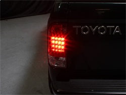 Spyder Auto 5008022 LED Tail Lights; Uses Stock Bulbs; Pair; Red/Clear; - Truck Part Superstore