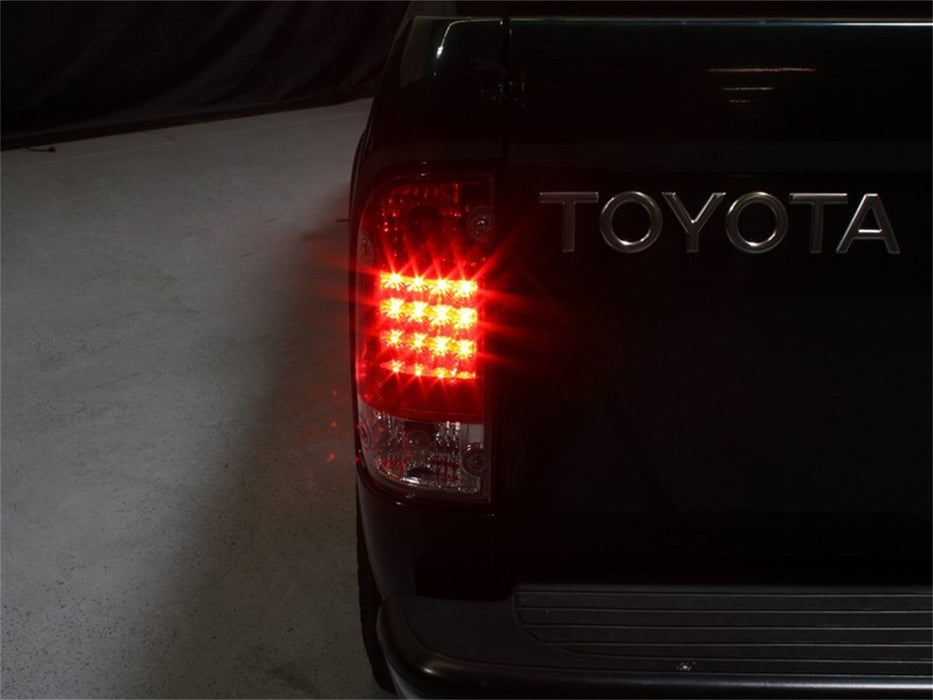 Spyder Auto 5008022 LED Tail Lights; Uses Stock Bulbs; Pair; Red/Clear; - Truck Part Superstore