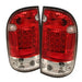 Spyder Auto 5008022 LED Tail Lights; Uses Stock Bulbs; Pair; Red/Clear; - Truck Part Superstore