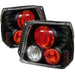 Spyder Auto 5008053 Euro Style Tail Lights; Uses Stock Bulbs; Pair; Black; - Truck Part Superstore