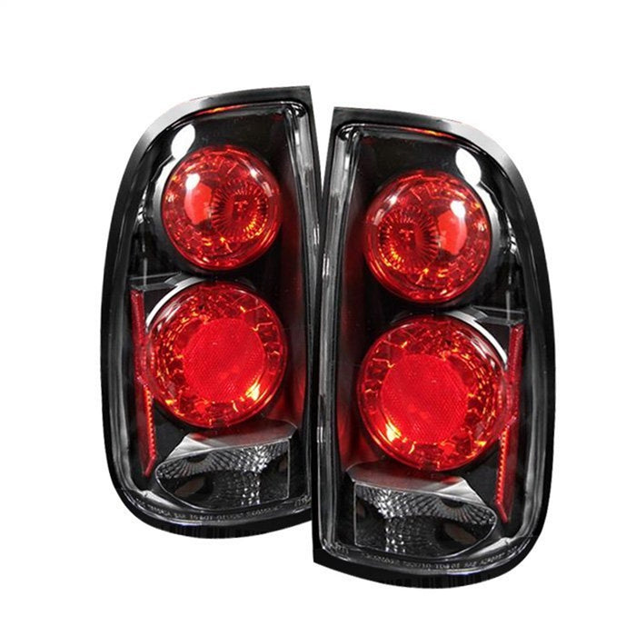 Spyder Auto 5008084 Euro Style Tail Lights; Uses Stock Bulbs; Pair; Black; - Truck Part Superstore