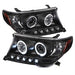 Spyder Auto 5008275 Halo Projector Headlights; Bulbs Included; Pair; Black; - Truck Part Superstore
