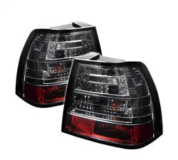 Spyder Auto 5008435 LED Tail Lights; Uses S25 Amber 180 Degree Bulb And 921 Clear Bulb; Pair; Smoke; - Truck Part Superstore