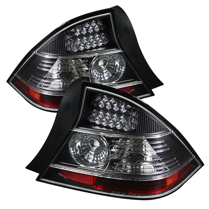 Spyder Auto 5008541 LED Tail Lights; Uses Stock Bulbs; Pair; Black; - Truck Part Superstore