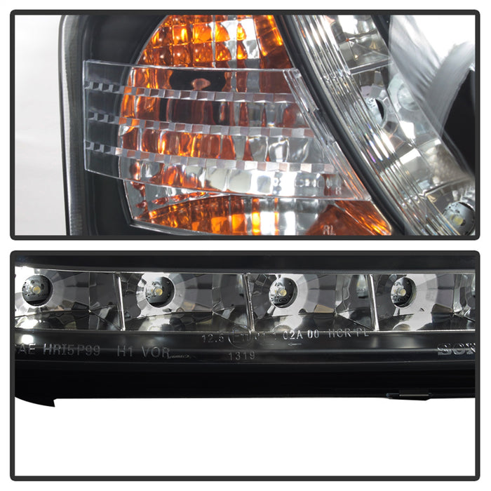 Spyder Auto 5008657 DRL LED Projector Headlights - Truck Part Superstore