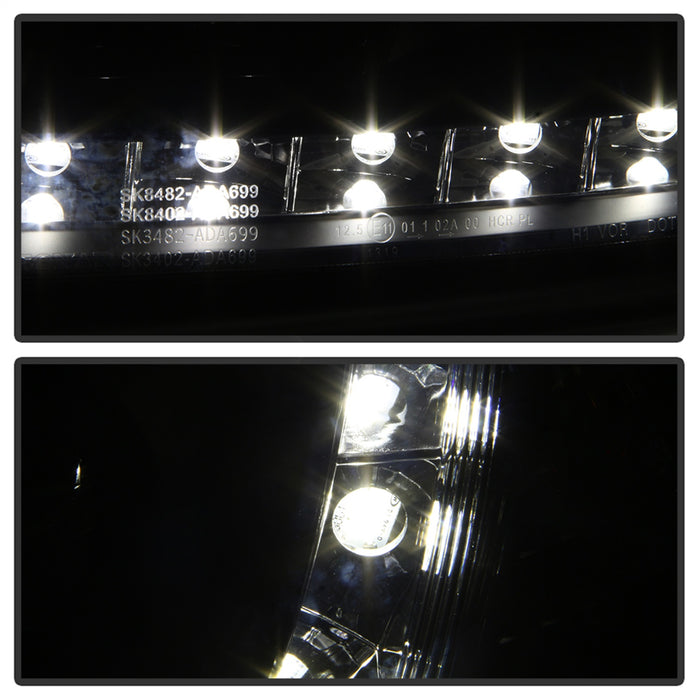 Spyder Auto 5008657 DRL LED Projector Headlights - Truck Part Superstore
