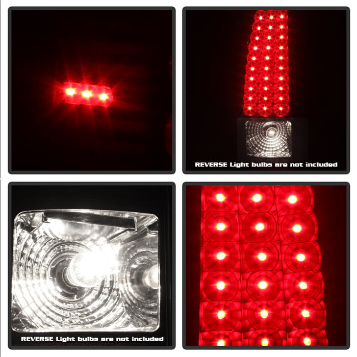 Spyder Auto 5008763 XTune LED Tail Lights; Black; - Truck Part Superstore