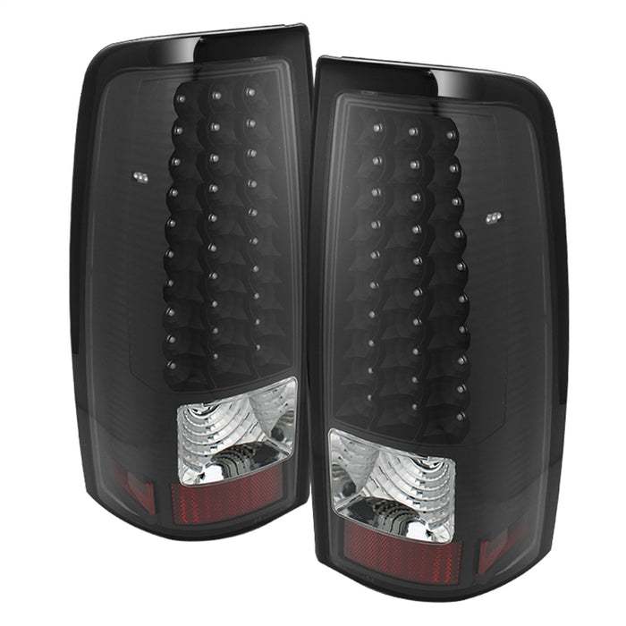Spyder Auto 5008763 XTune LED Tail Lights; Black; - Truck Part Superstore