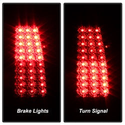 Spyder Auto 5008787 XTune LED Tail Lights; Red Clear; - Truck Part Superstore