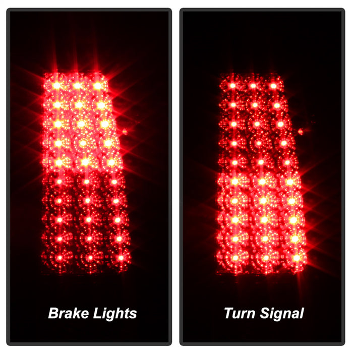 Spyder Auto 5008787 XTune LED Tail Lights; Red Clear; - Truck Part Superstore